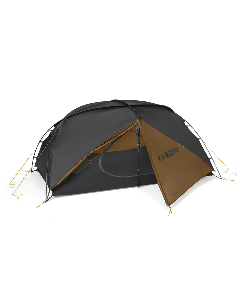 Mountain Star 2 Person Tent | Gunmetal-Camel