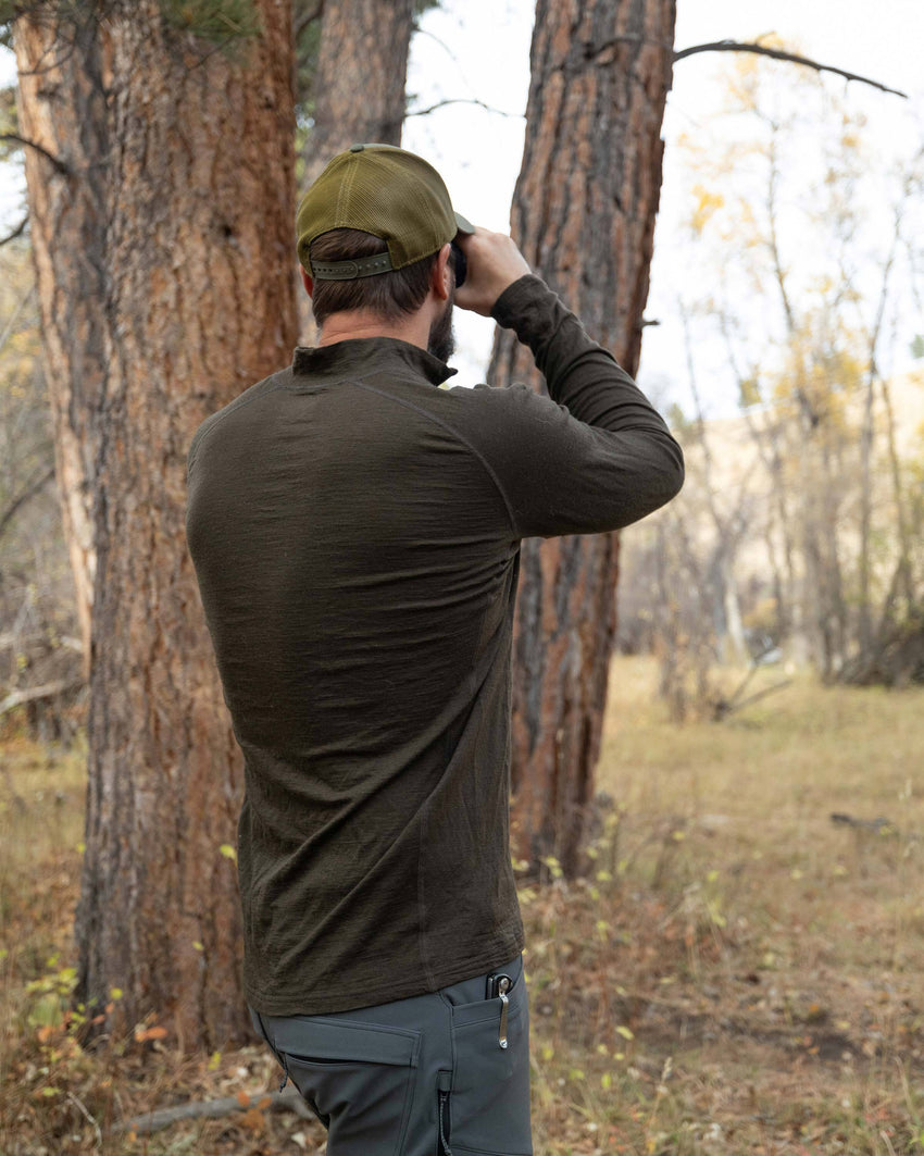 ULTRA Merino 145 Zip-T Hunting Shirt | Bone