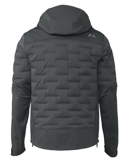 Axis Thermal Hybrid Hooded Jacket | Gunmetal