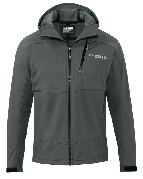 Axis Hybrid Hooded Jacket | Gunmetal