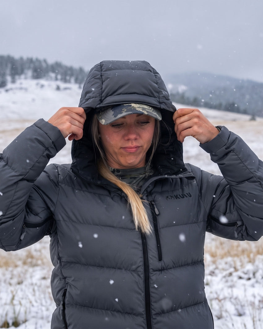 Women's Super Down PRO Hooded Jacket | Vias